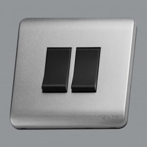 Orange SCINTILLA 1W 2G Silver Matte Switch