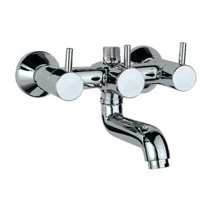 Wall Mixer with Telephone Shower Arrangement